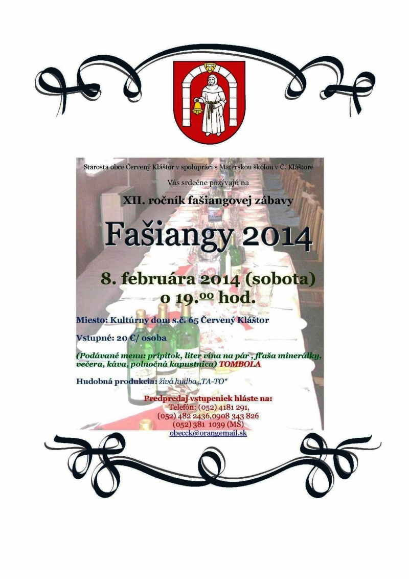 Fašiangy 2014
