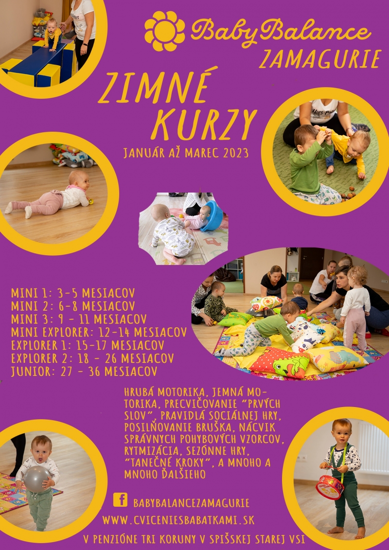 Baby Balance Zamagurie otvára nové kurzy 