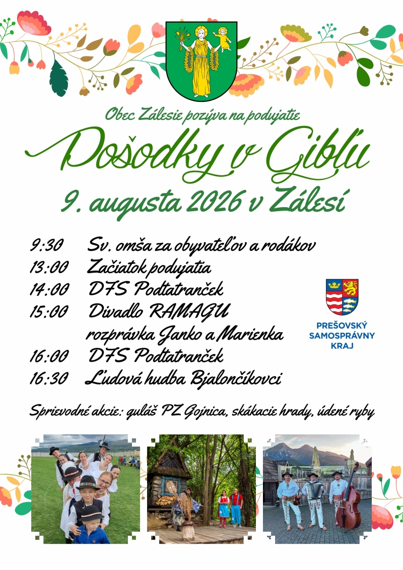 Pošodky v Gibľu 2026