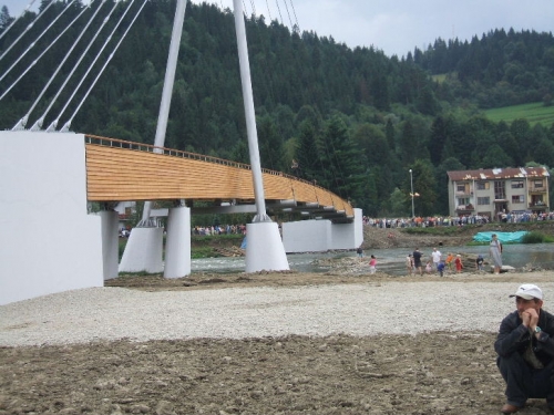 Otvorenie lávky cez rieku Dunajec