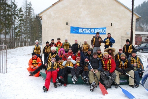 Zimny splav Dunajca 2010