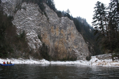 Zimny splav Dunajca 2010