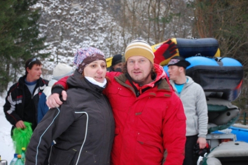 Zimny splav Dunajca 2010