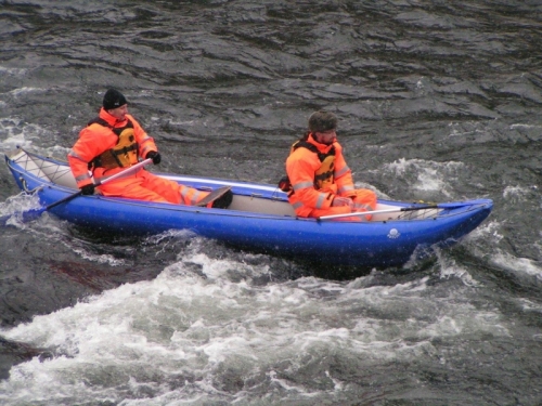 Zimny splav Dunajca 2010