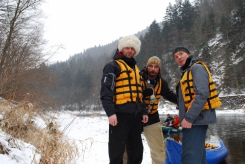 Zimny splav Dunajca 2010