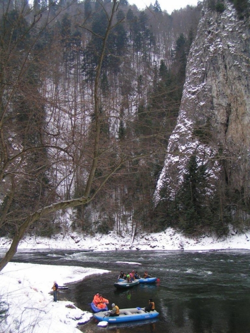 Zimny splav Dunajca 2010