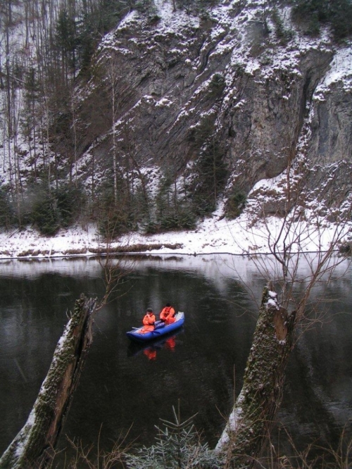Zimny splav Dunajca 2010
