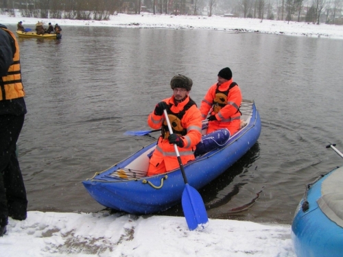 Zimny splav Dunajca 2010