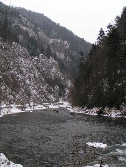 Zimny splav Dunajca 2010