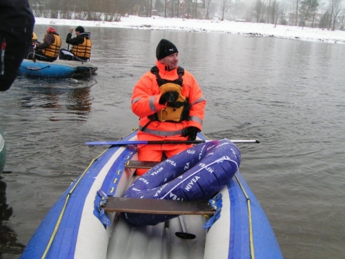 Zimny splav Dunajca 2010