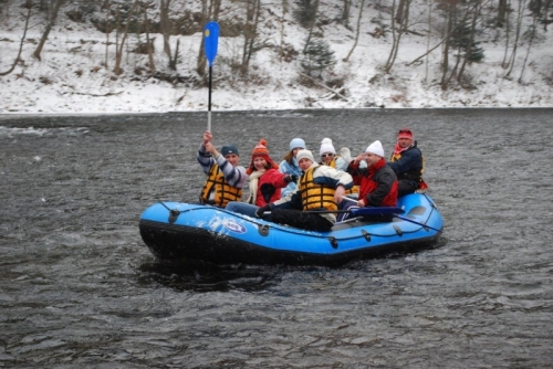Zimny splav Dunajca 2010