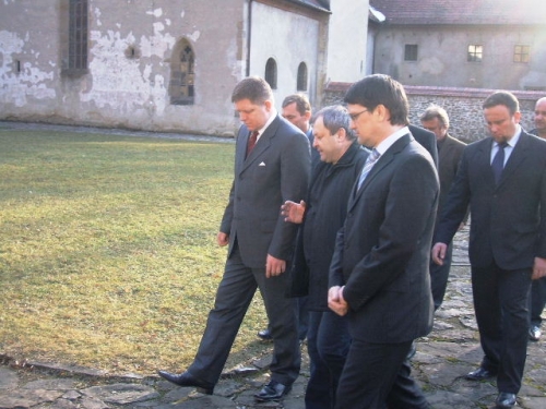 Návšteva predsedu vlády SR - R.Fica v Č.kláštore 24.03.2010