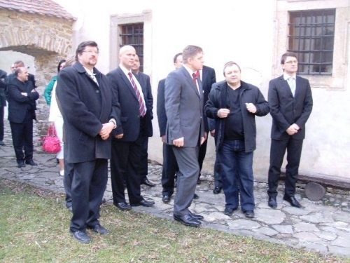 Návšteva predsedu vlády SR - R.Fica v Č.kláštore 24.03.2010