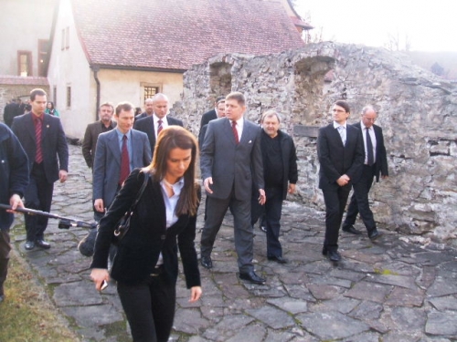 Návšteva predsedu vlády SR - R.Fica v Č.kláštore 24.03.2010