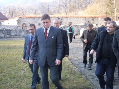 Návšteva predsedu vlády SR - R.Fica v Č.kláštore 24.03.2010