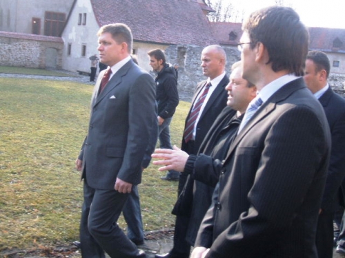 Návšteva predsedu vlády SR - R.Fica v Č.kláštore 24.03.2010