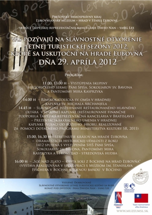 Otvorenie sezony na Hrade v St. Ľubovni 2012