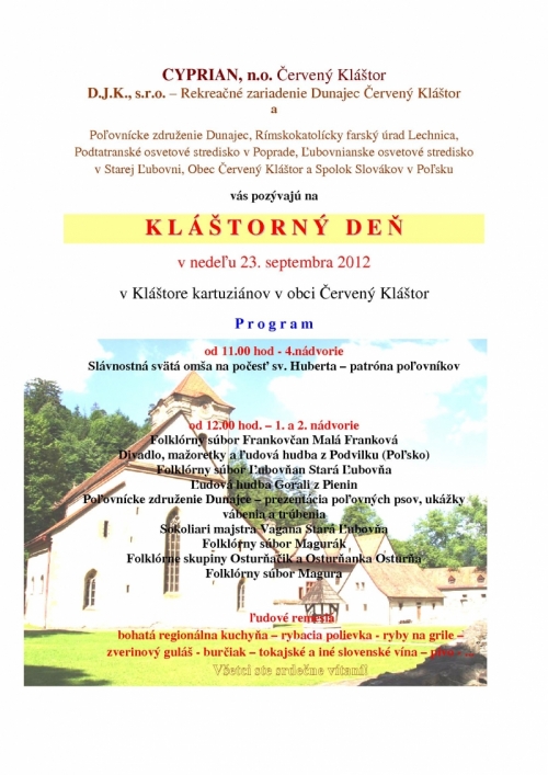 2012 Kláštorný deň