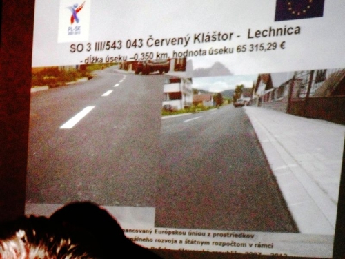 Slávnostné otvorenie rekonštrukcie cesty III-54343 v Č. Kláštore