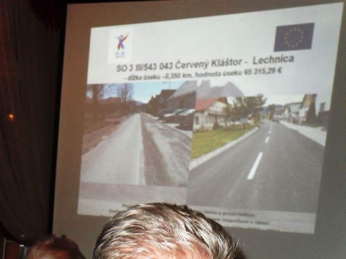 Slávnostné otvorenie rekonštrukcie cesty III-54343 v Č. Kláštore