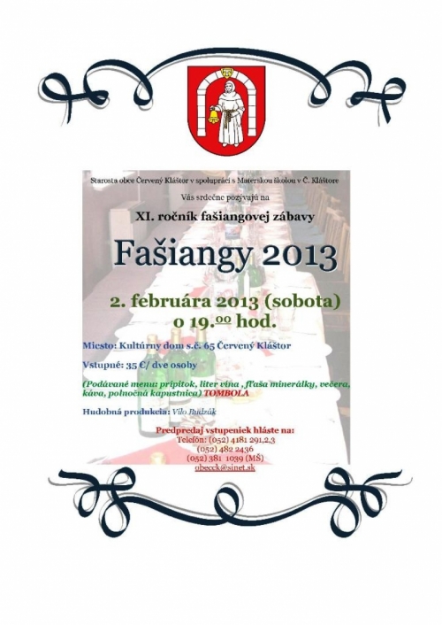 Fašiangy 2013