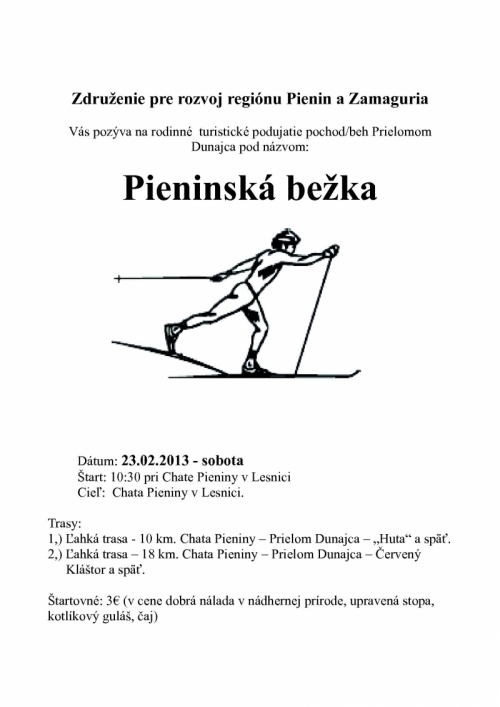 2013 - Pieninská bežka