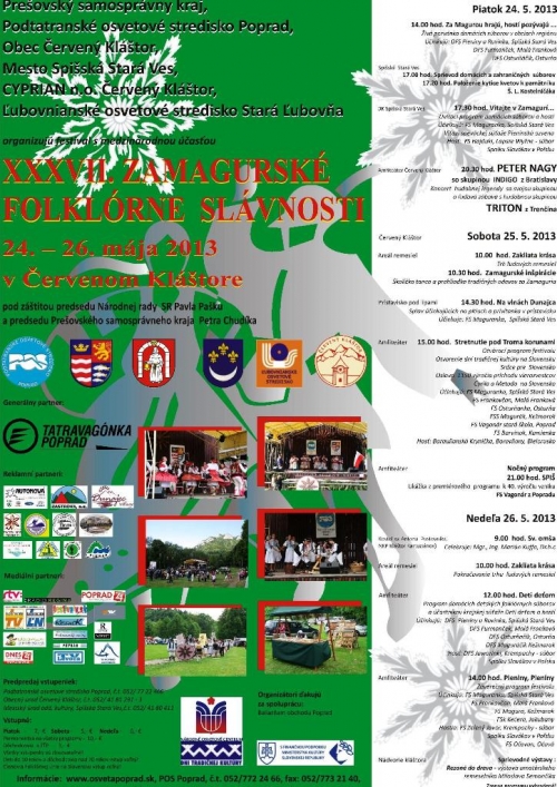 Plagát ZFS 2013 SJ