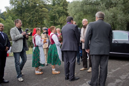 Návšteva J.E. prezidenta SR I.Gašparoviča a J.E. prezidenta PR B.Komorowského v Č.Kláštore 26.8.2013