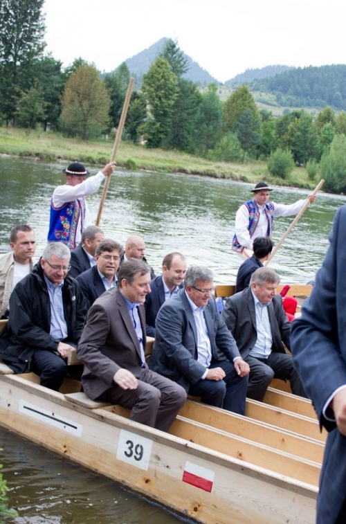 Návšteva J.E. prezidenta SR I.Gašparoviča a J.E. prezidenta PR B.Komorowského v Č.Kláštore 26.8.2013