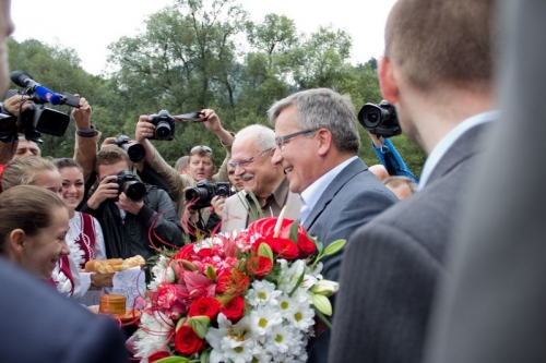 Návšteva J.E. prezidenta SR I.Gašparoviča a J.E. prezidenta PR B.Komorowského v Č.Kláštore 26.8.2013
