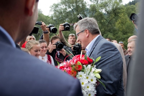 Návšteva J.E. prezidenta SR I.Gašparoviča a J.E. prezidenta PR B.Komorowského v Č.Kláštore 26.8.2013