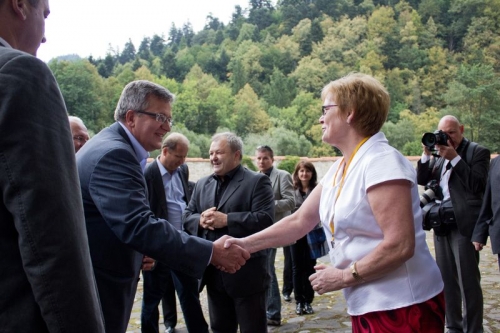 Návšteva J.E. prezidenta SR I.Gašparoviča a J.E. prezidenta PR B.Komorowského v Č.Kláštore 26.8.2013