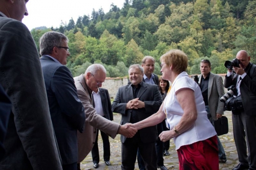 Návšteva J.E. prezidenta SR I.Gašparoviča a J.E. prezidenta PR B.Komorowského v Č.Kláštore 26.8.2013