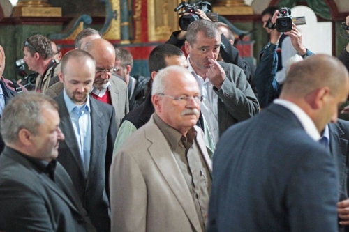 Návšteva J.E. prezidenta SR I.Gašparoviča a J.E. prezidenta PR B.Komorowského v Č.Kláštore 26.8.2013