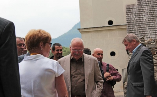 Návšteva J.E. prezidenta SR I.Gašparoviča a J.E. prezidenta PR B.Komorowského v Č. Kláštore 26.8.2013