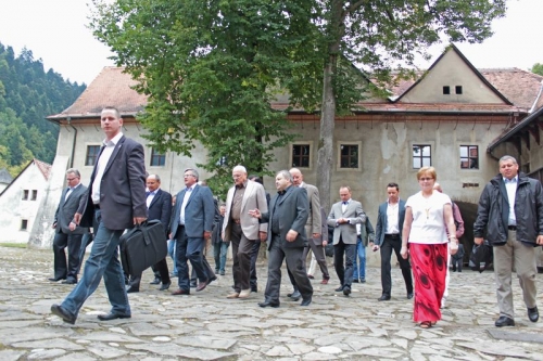 Návšteva J.E. prezidenta SR I.Gašparoviča a J.E. prezidenta PR B.Komorowského v Č. Kláštore 26.8.2013