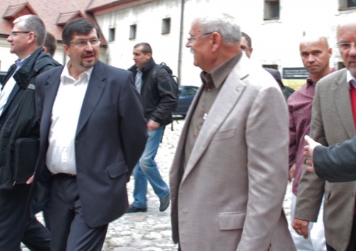 Návšteva J.E. prezidenta SR I.Gašparoviča a J.E. prezidenta PR B.Komorowského v Č. Kláštore 26.8.2013