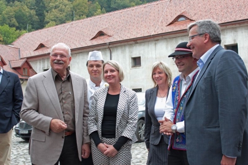Návšteva J.E. prezidenta SR I.Gašparoviča a J.E. prezidenta PR B.Komorowského v Č. Kláštore 26.8.2013