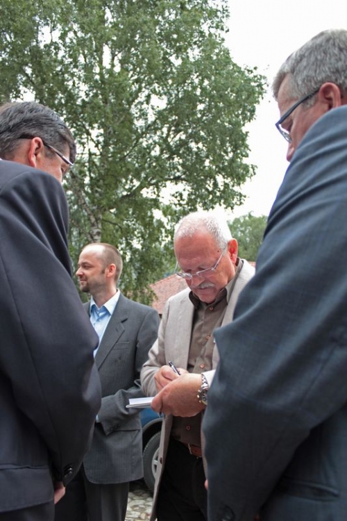Návšteva J.E. prezidenta SR I.Gašparoviča a J.E. prezidenta PR B.Komorowského v Č. Kláštore 26.8.2013