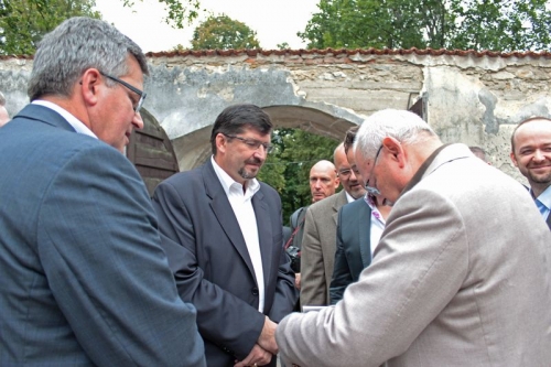 Návšteva J.E. prezidenta SR I.Gašparoviča a J.E. prezidenta PR B.Komorowského v Č. Kláštore 26.8.2013