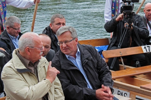 Návšteva J.E. prezidenta SR I.Gašparoviča a J.E. prezidenta PR B.Komorowského v Č. Kláštore 26.8.2013