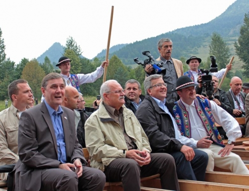 Návšteva J.E. prezidenta SR I.Gašparoviča a J.E. prezidenta PR B.Komorowského v Č. Kláštore 26.8.2013