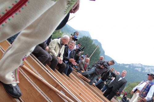 Návšteva J.E. prezidenta SR I.Gašparoviča a J.E. prezidenta PR B.Komorowského v Č. Kláštore 26.8.2013