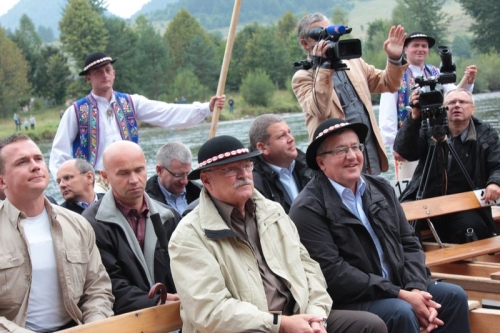 Návšteva J.E. prezidenta SR I.Gašparoviča a J.E. prezidenta PR B.Komorowského v Č. Kláštore 26.8.2013