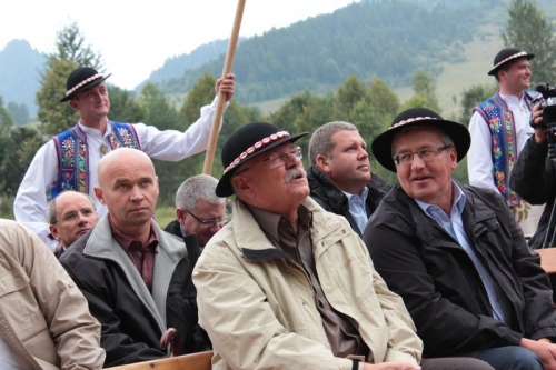 Návšteva J.E. prezidenta SR I.Gašparoviča a J.E. prezidenta PR B.Komorowského v Č. Kláštore 26.8.2013