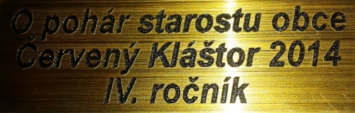 2014 - O pohár starostu obce v stolnom tenise -4.ročník