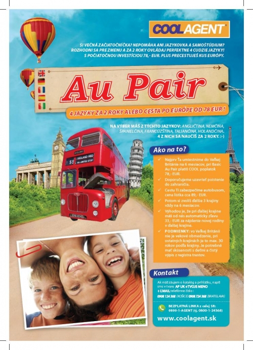 Plagát Au Pair 2014