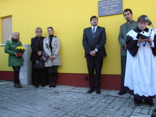 2014 - Odhalenie pamätnej tabule V.Vranému