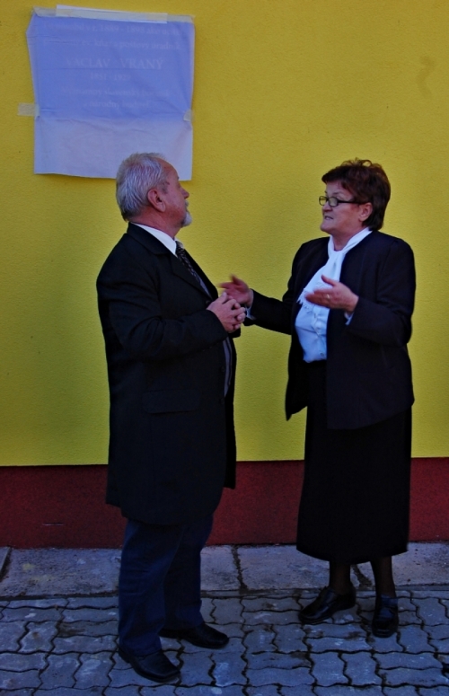 2014 - Odhalenie pamätnej tabule V.Vranému
