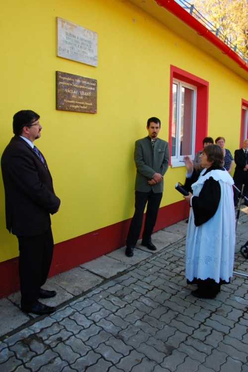 2014 - Odhalenie pamätnej tabule V.Vranému